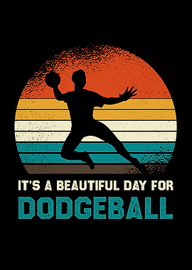 Dodgeball Retro Design