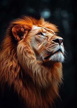 Majestic Lion Portrait