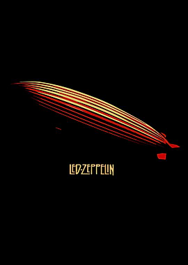 Led Zeppelin Airship Minimalist Art