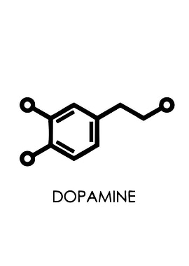 Dopamine Molecule Structure