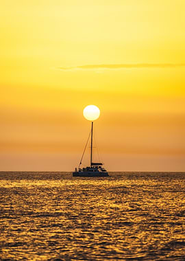 Sailboat at Sunset
