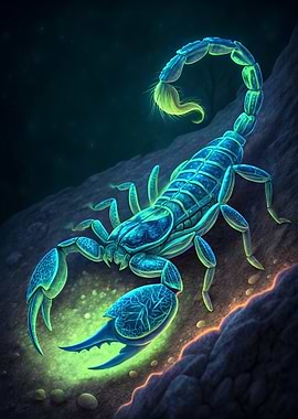 Glowing Scorpion