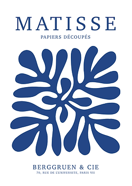 MATISSE | Quatre Fleurs Bleue