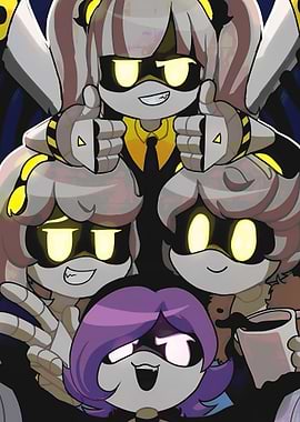 Murder Drones characters group shot