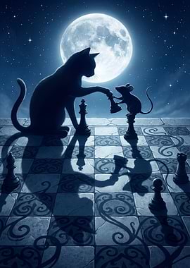 Cat and Mouse Chess Game