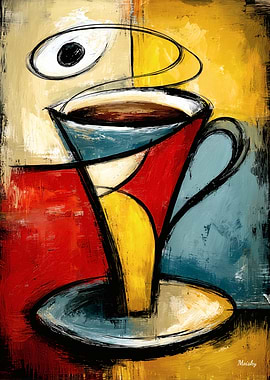 Silent Brew — Contemporary Abstract Expressionism