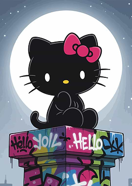 Hello Kitty Graffiti Moon