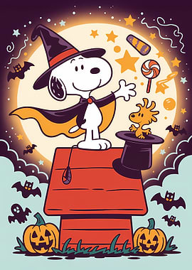 Snoopy and Woodstock Halloween Celebration