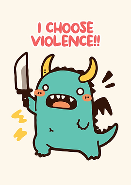 Cute Monster Chooses Violence