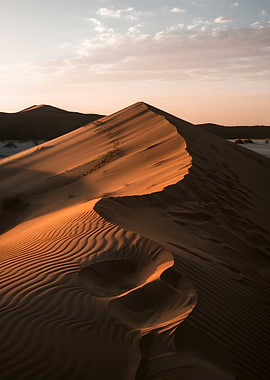 Desert Dunes at Sunset