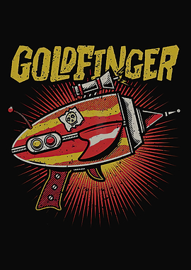 Goldfinger Ray Gun Retro Design