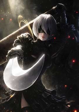 2B Nier Automata Fanart