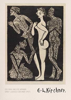 Die Frau und die Manner Art Print