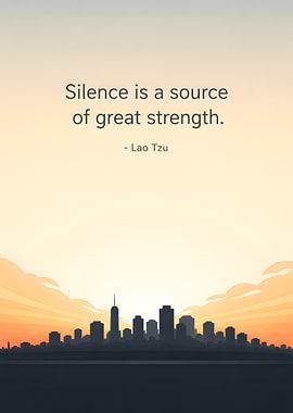 Silence is Strength: Cityscape