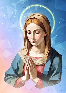 The Madonna in prayer