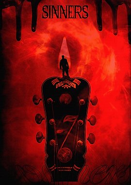 Sinners Guitar Headstock