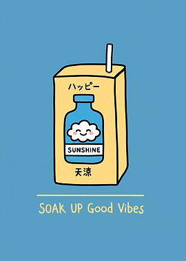 Sunshine Juice Box Good Vibes