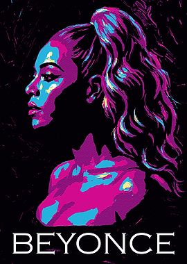 Beyonce Pop Art Portrait