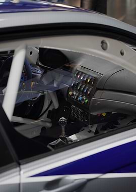 Race Car Interior View