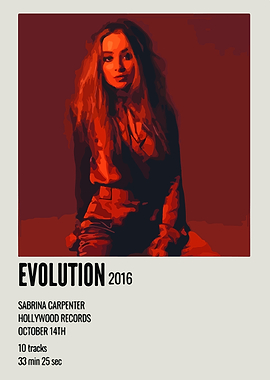 Sabrina Carpenter Evolution Album Cover