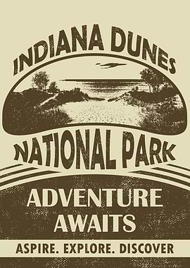 Indiana Dunes National Park: Adventure Awaits Poster