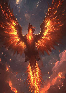 Fiery Phoenix Rising