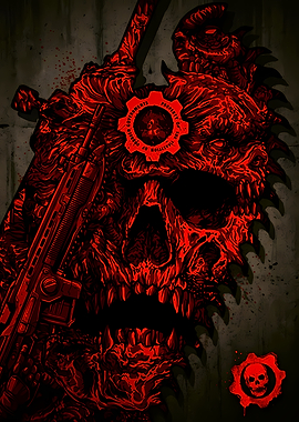 Gears of War Red Skull