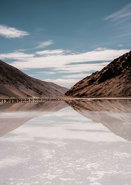 Mountain Reflection on Water