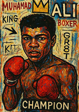 The king Muhammad Ali Painting