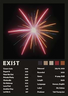 EXO EXIST Album Cover