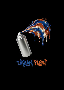 Urban Flow Spray Paint Art