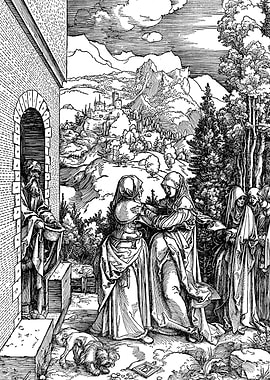 Visitation Albrecht Durer Engraving