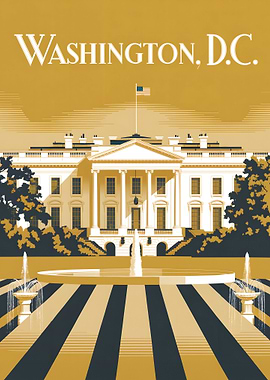 Washington D.C. Illustration