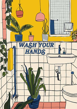 Wash Your Hands Bathroom