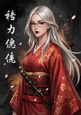 Crimson Samurai Elegance