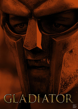 Gladiator Movie Poster Close-Up