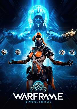 Warframe Deadlock Protocol Game Poster