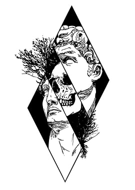 Statue Skull Diamond