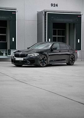 Black BMW M5 Performance Sedan