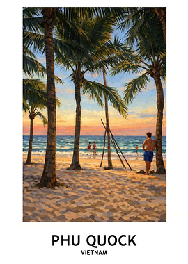Phu Quoc, Vietnam Beach Scene