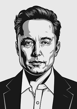 Elon Musk Portrait