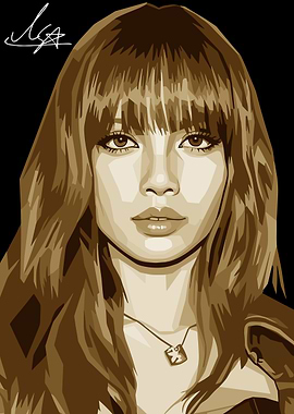 Lisa Portrait in Sepia Tones