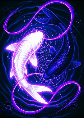 Yin Yang Koi Fish