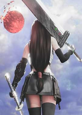 Tifa Lockhart with Buster Sword