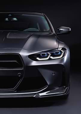 Ultimate Aggression: Matte Black Performance Coupe Studio Portrait