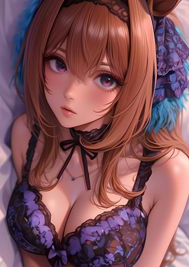 Sexy Anime Girl Horse Ears