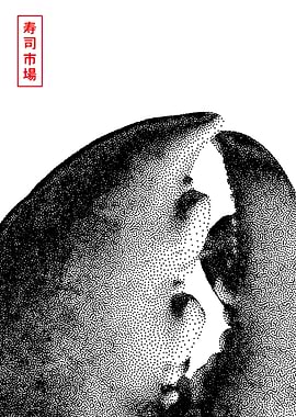 Lobster Claw Stipple Art