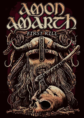 Amon Amarth First Kill Artwork