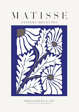 MATISSE | Trois fleurs blanches