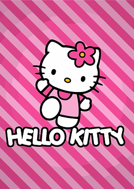 Hello Kitty Pink Stripes